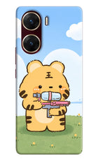 Tiger Treat Vivo V29E Hard Case Back Cover by Casekaro