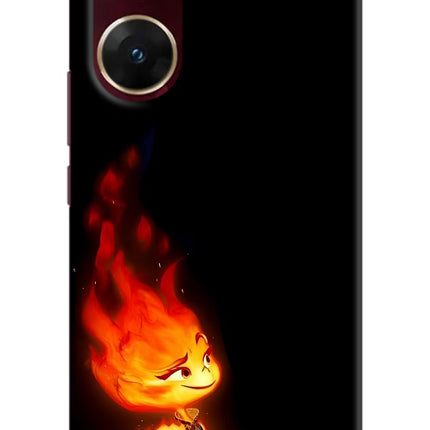 Ember Flame Vivo V29E Hard Case Back Cover by Casekaro