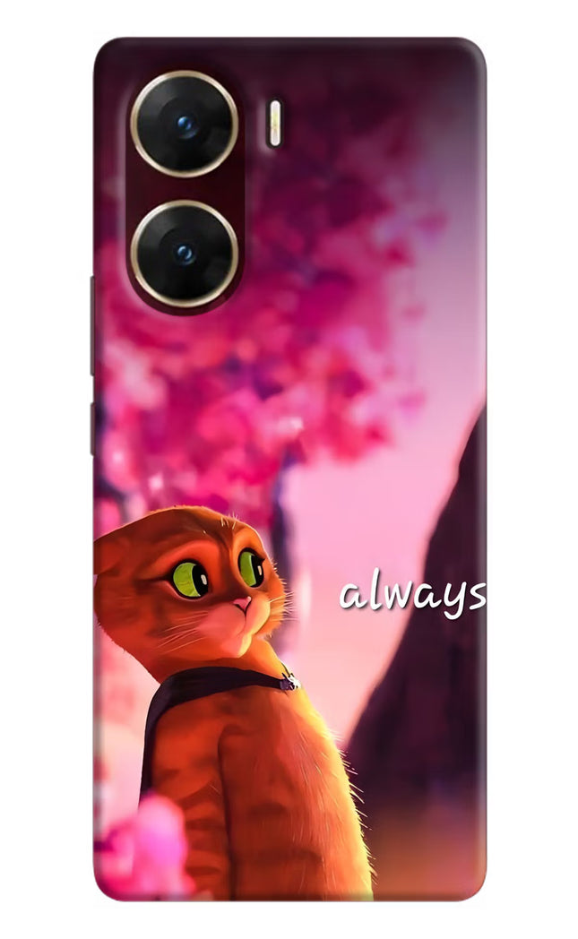 Always Cat Vivo V29E Hard Case Back Cover by Casekaro