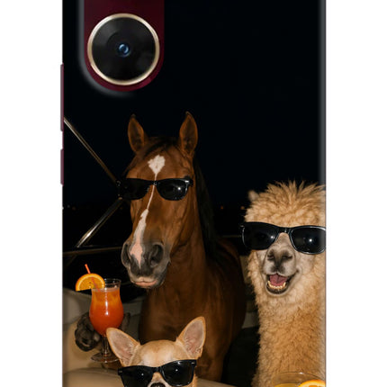 Party Squad Vivo V29E Hard Case Back Cover by Casekaro