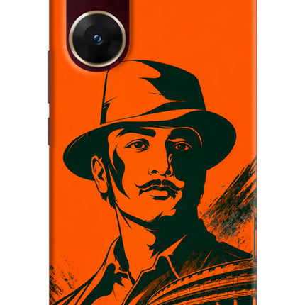 Bhagat Singh Legacy Vivo V29E Hard Case Back Cover by Casekaro
