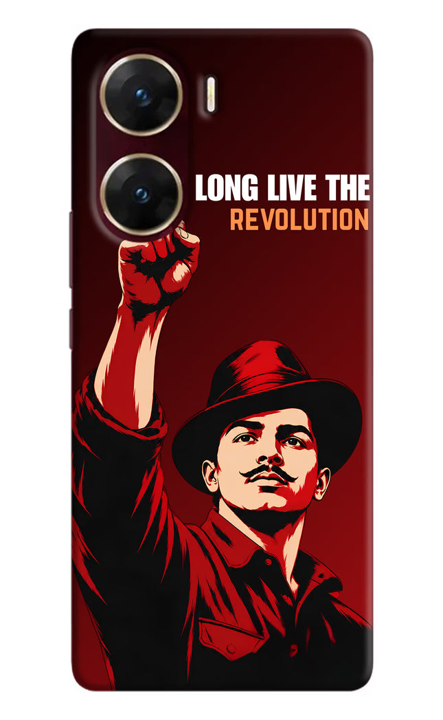 Bhagat Singh Revolution Vivo V29E Hard Case Back Cover by Casekaro