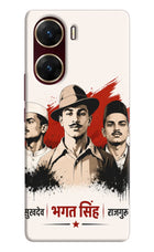 Bhagat Singh Trio Vivo V29E Hard Case Back Cover by Casekaro