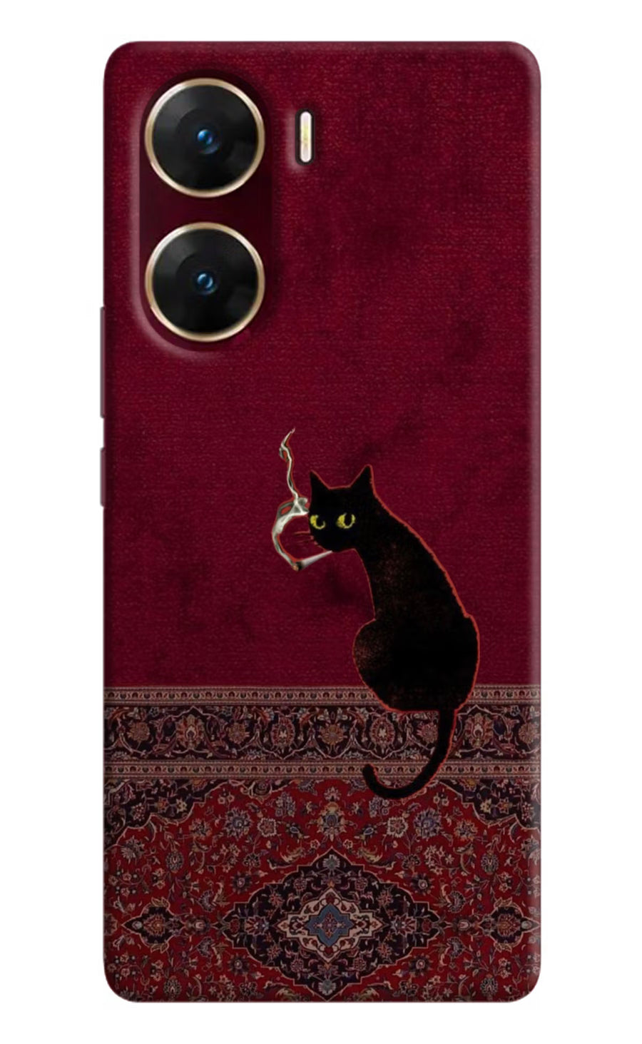 Midnight Cat Vivo V29E Back Cover, Hard case