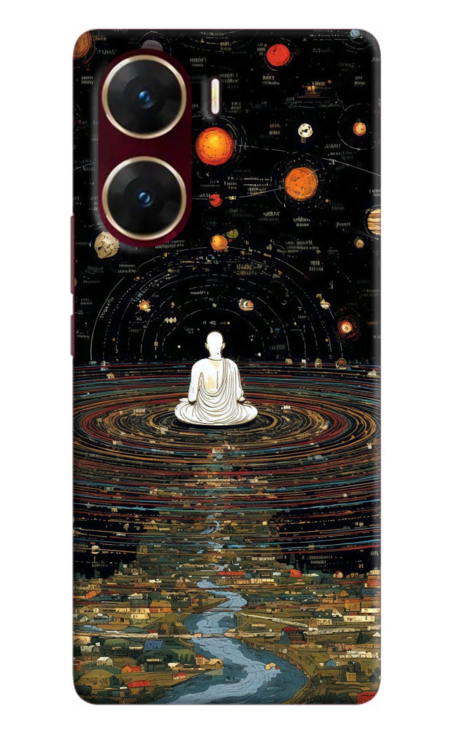 Space Monk Vivo V29E Hard Case Back Cover by Casekaro
