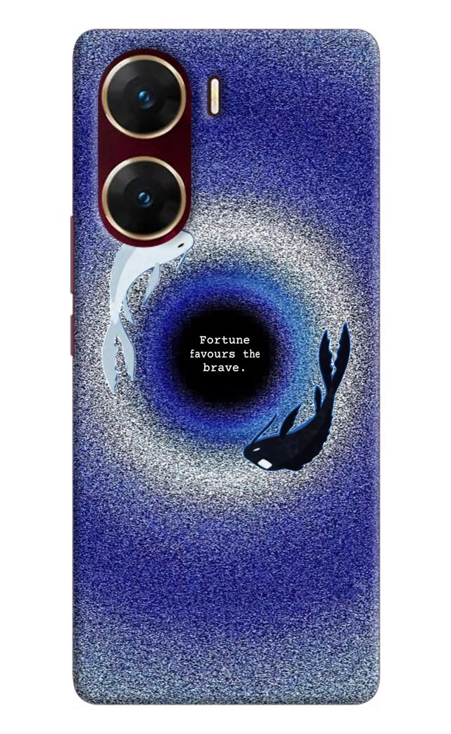 Dark Koi Vivo V29E Hard Case Back Cover by Casekaro