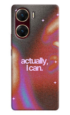 Pink Aura Vivo V29E Back Cover