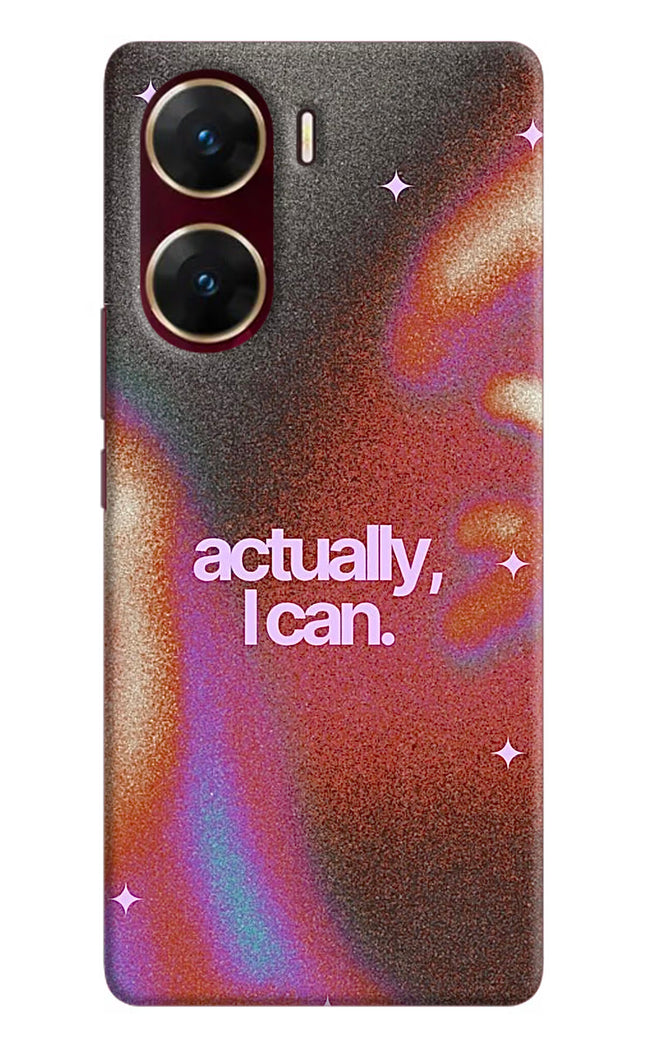 Pink Aura Vivo V29E Hard Case Back Cover by Casekaro