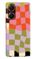 Wavy Grid Vivo V29E Back Cover