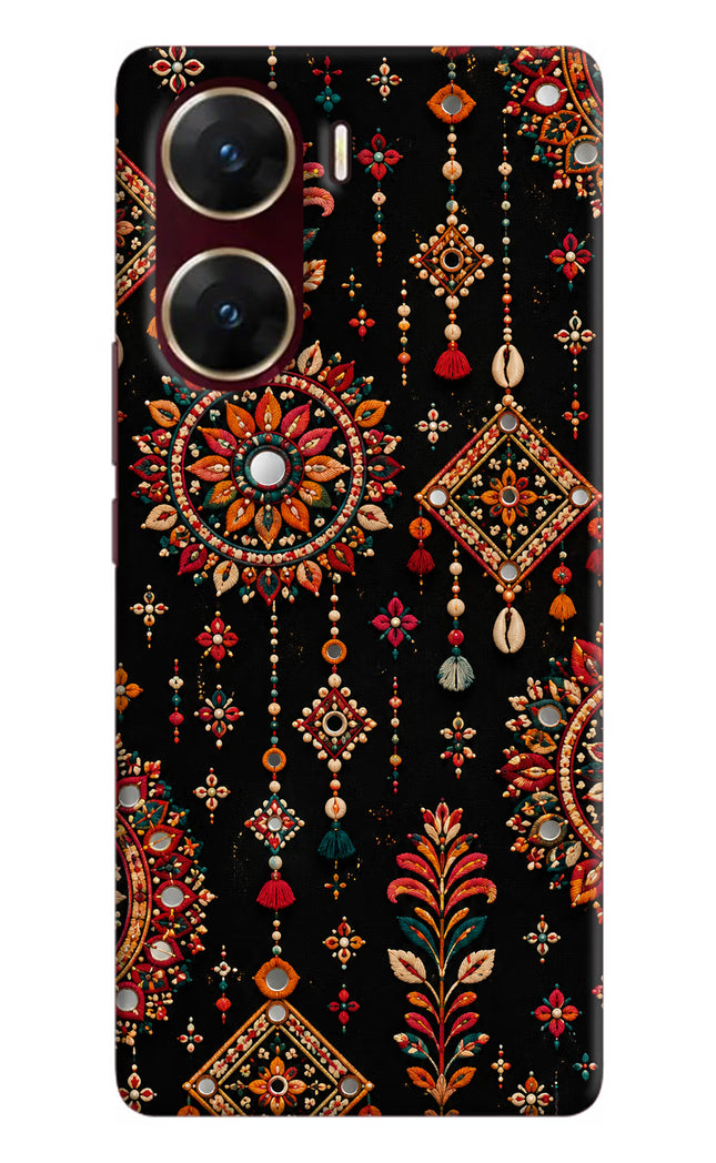 Boho Noir Vivo V29E Hard Case Back Cover by Casekaro