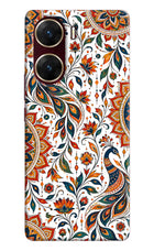 White Mayura Vivo V29E Hard Case Back Cover by Casekaro