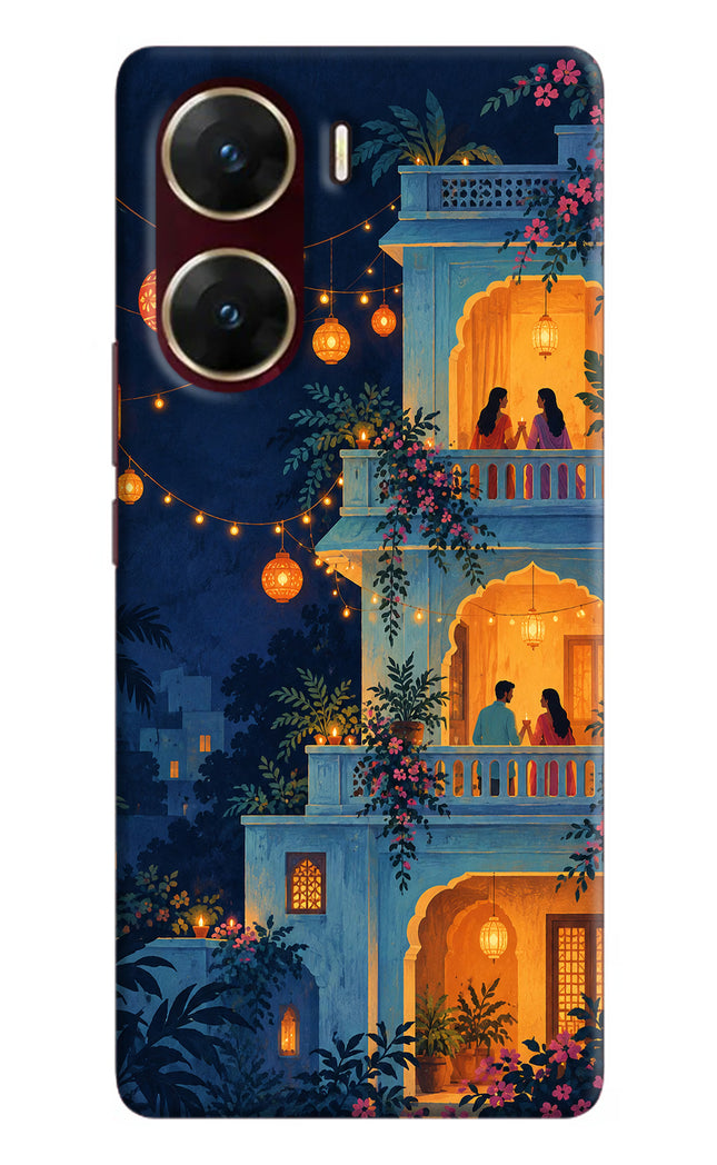 Balcony Glow Vivo V29E Hard Case Back Cover by Casekaro