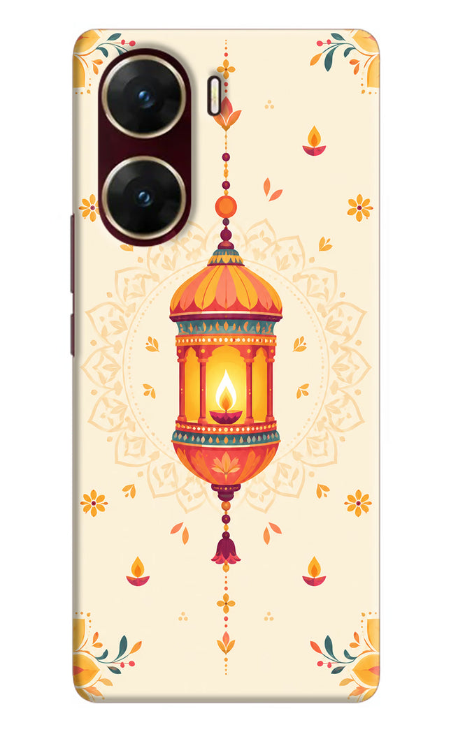 Golden Lantern Vivo V29E Hard Case Back Cover by Casekaro