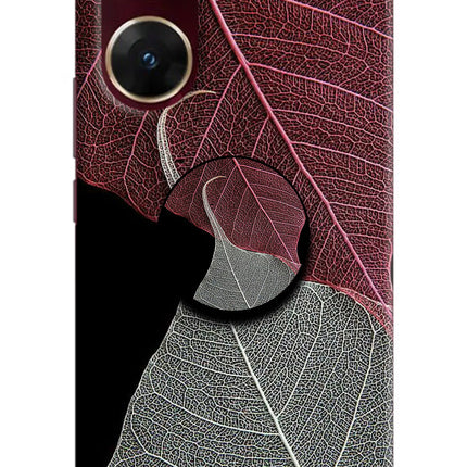 Leaf Pattern Vivo V29E Pop Case by Casekaro