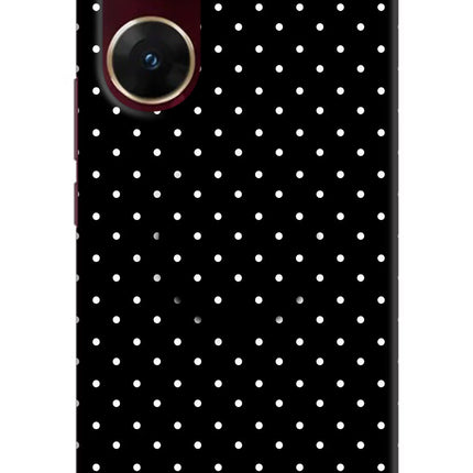 White Dots Vivo V29E Pop Case by Casekaro