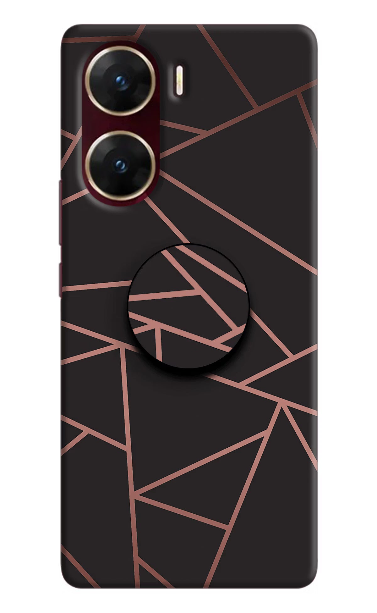 Geometric Pattern Vivo V29E Pop Case by Casekaro