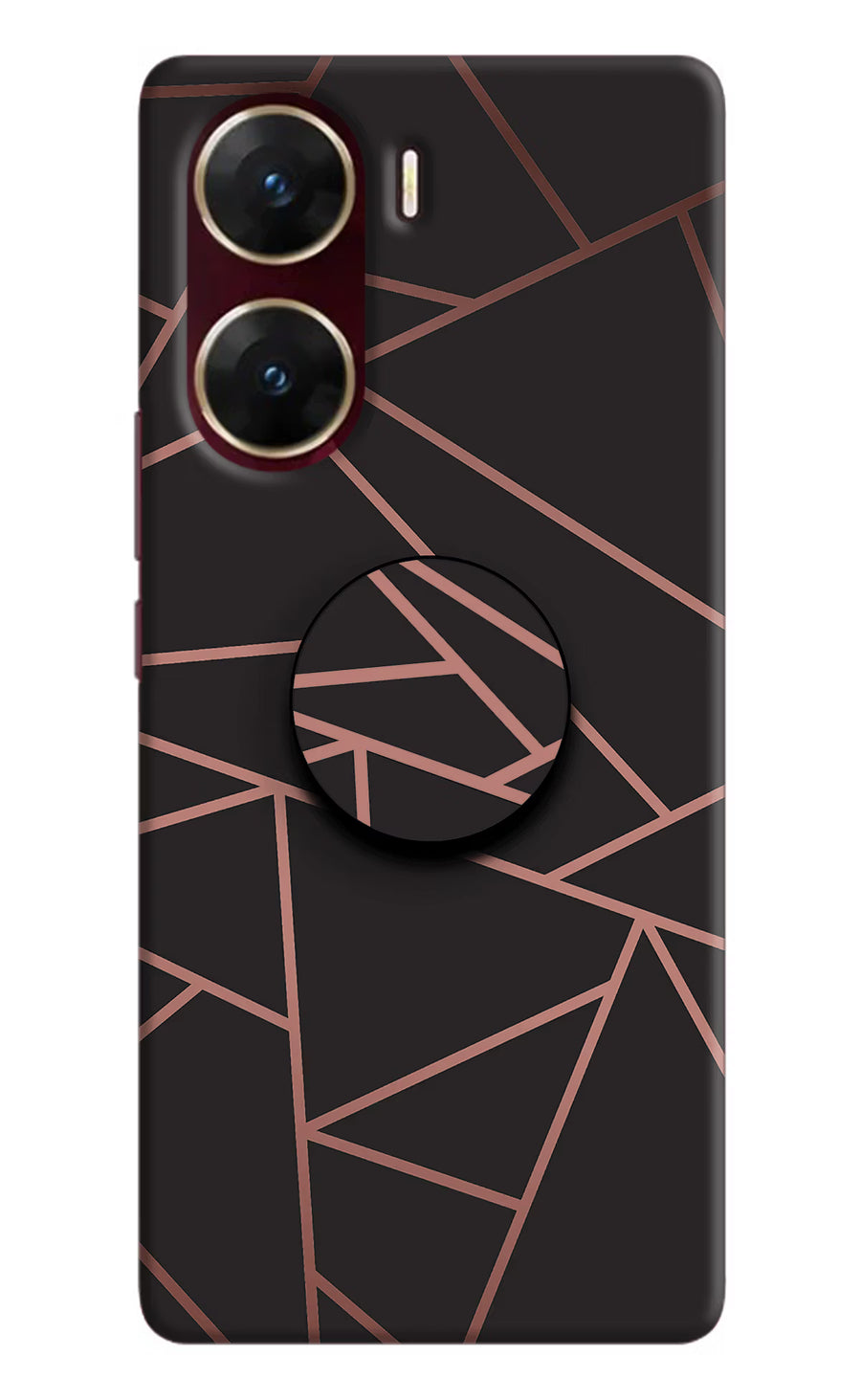 Geometric Pattern Vivo V29E Pop Case, Hard case