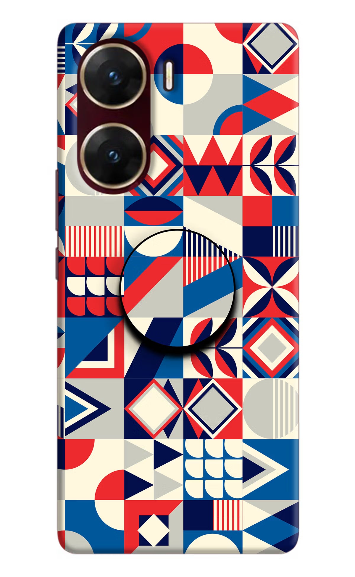 Colorful Pattern Vivo V29E Pop Case by Casekaro