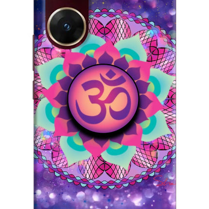 Om Purple Vivo V29E Pop Case by Casekaro