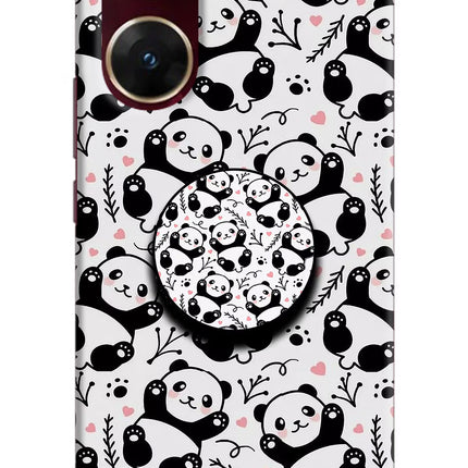 Cute Panda Vivo V29E Pop Case by Casekaro