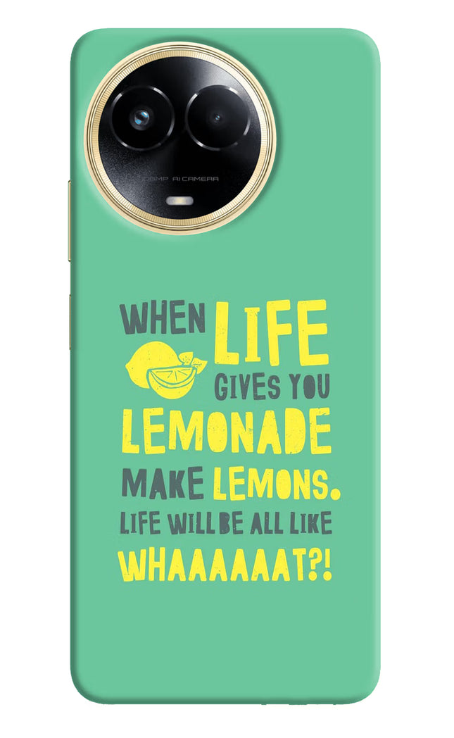 Quote Realme 11 5G/11X 5G/C67 Hard Case Back Cover by Casekaro