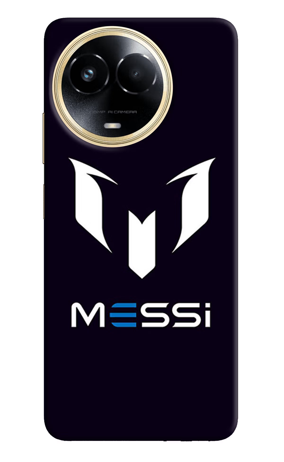 Messi Logo Realme 11 5G/11X 5G/C67 Hard Case Back Cover by Casekaro