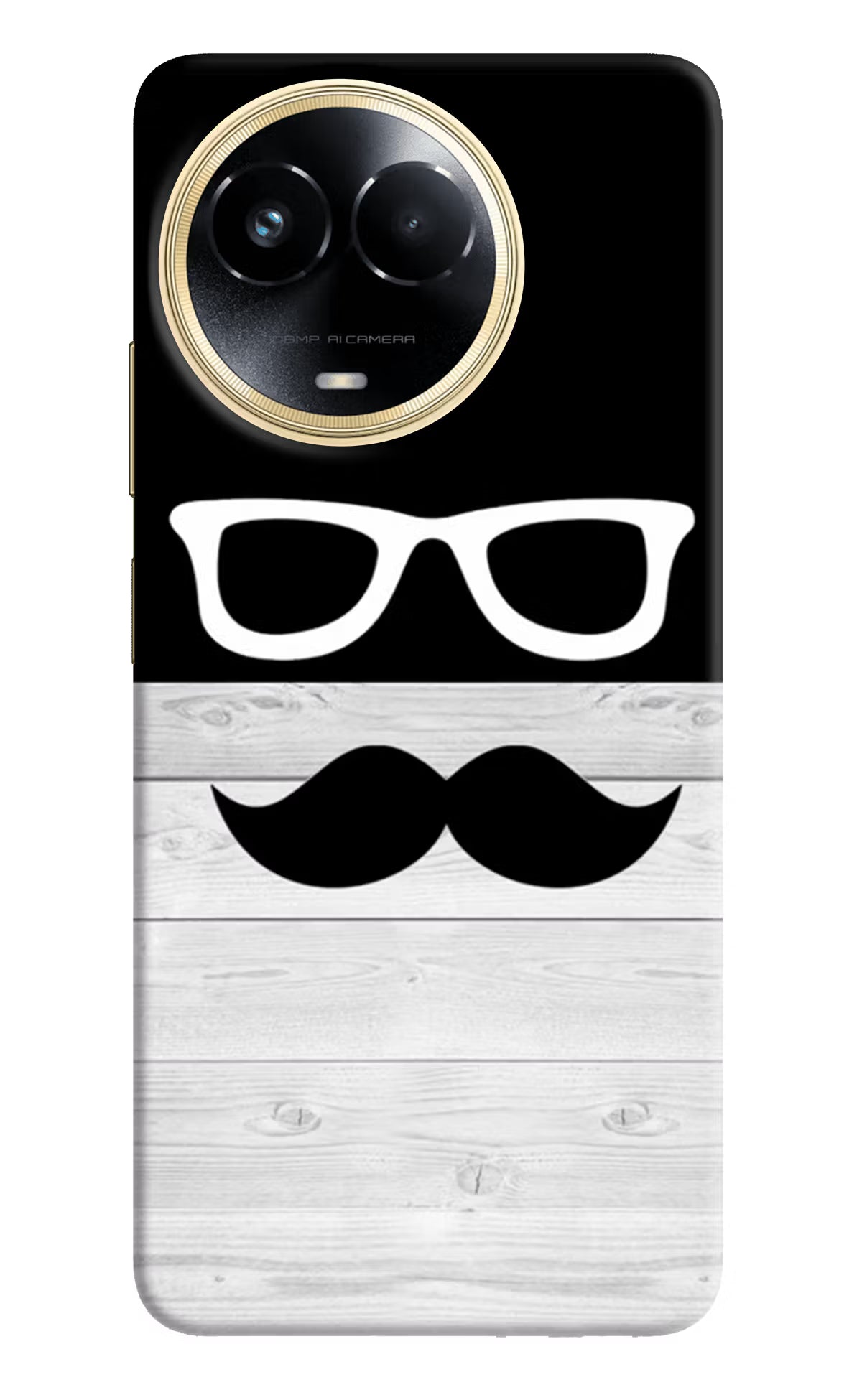 Mustache Realme 11 5G/11X 5G/C67 Hard Case Back Cover by Casekaro