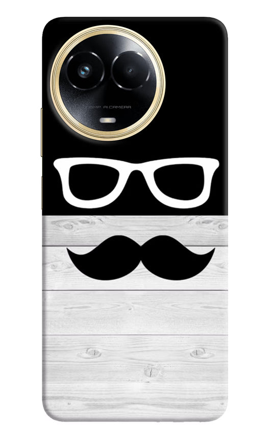 Mustache Realme 11 5G/11X 5G/C67 Hard Case Back Cover by Casekaro