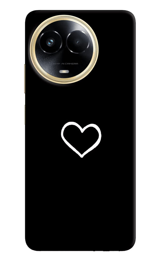 Heart Realme 11 5G/11X 5G/C67 Hard Case Back Cover by Casekaro