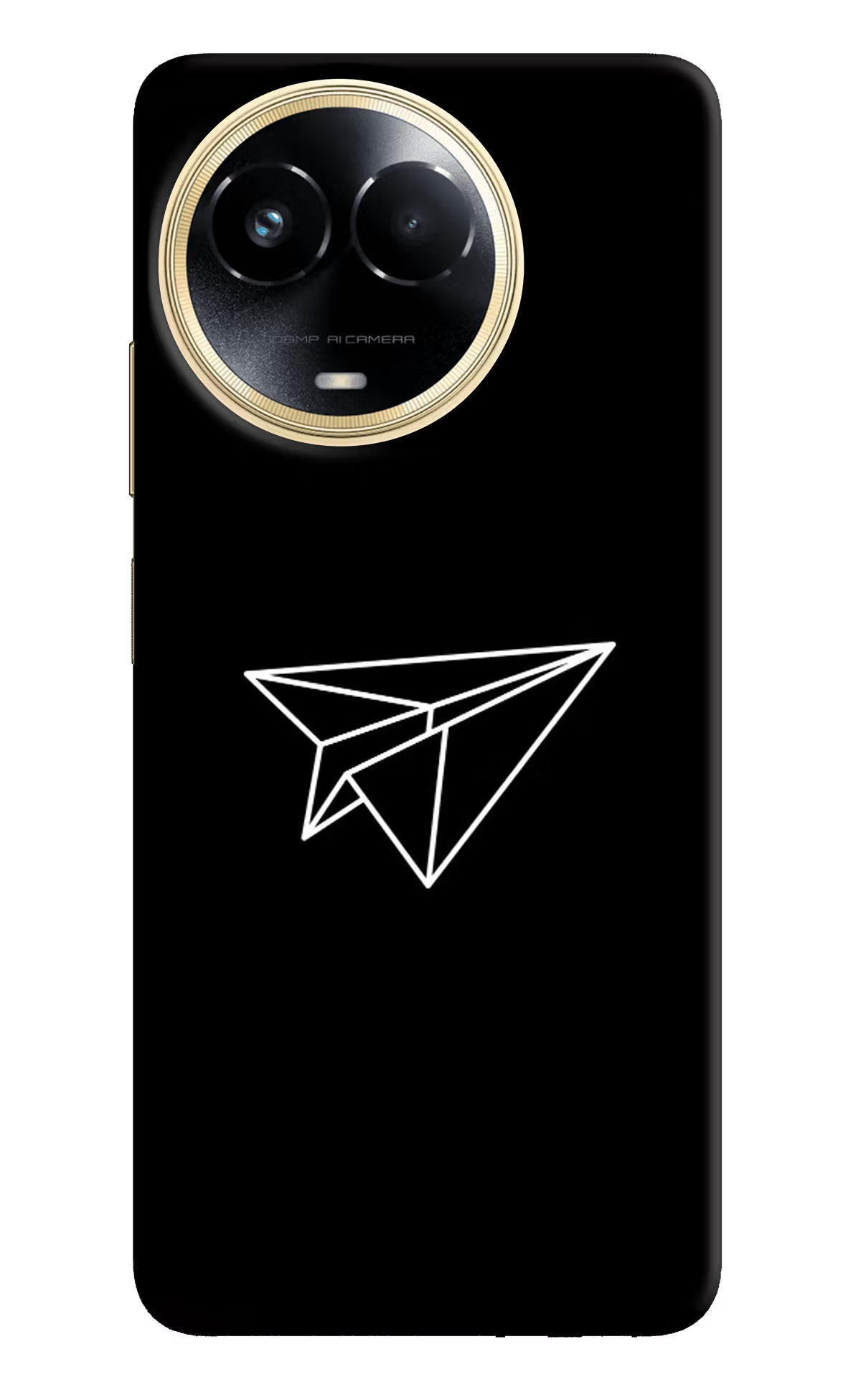 Paper Plane White Realme 11 5G/11X 5G/C67 Hard Case Back Cover by Casekaro