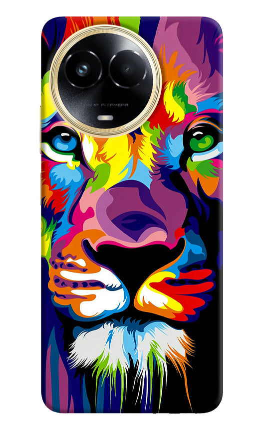 Lion Realme 11 5G/11X 5G/C67 Hard Case Back Cover by Casekaro