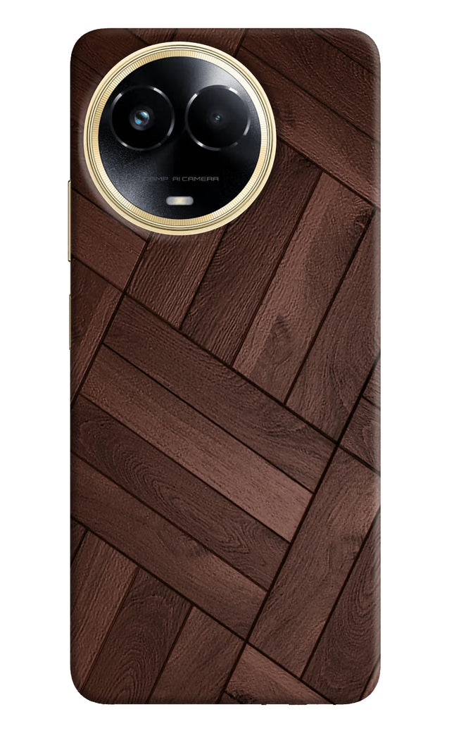 Wooden Texture Design Realme 11 5G/11X 5G/C67 Hard Case Back Cover by Casekaro