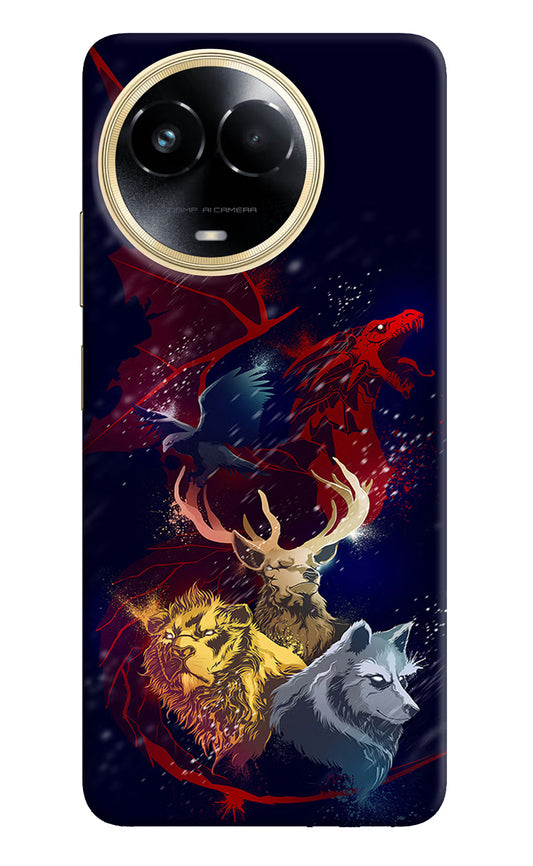 Game Of Thrones Realme 11 5G/11X 5G/C67 Hard Case Back Cover by Casekaro