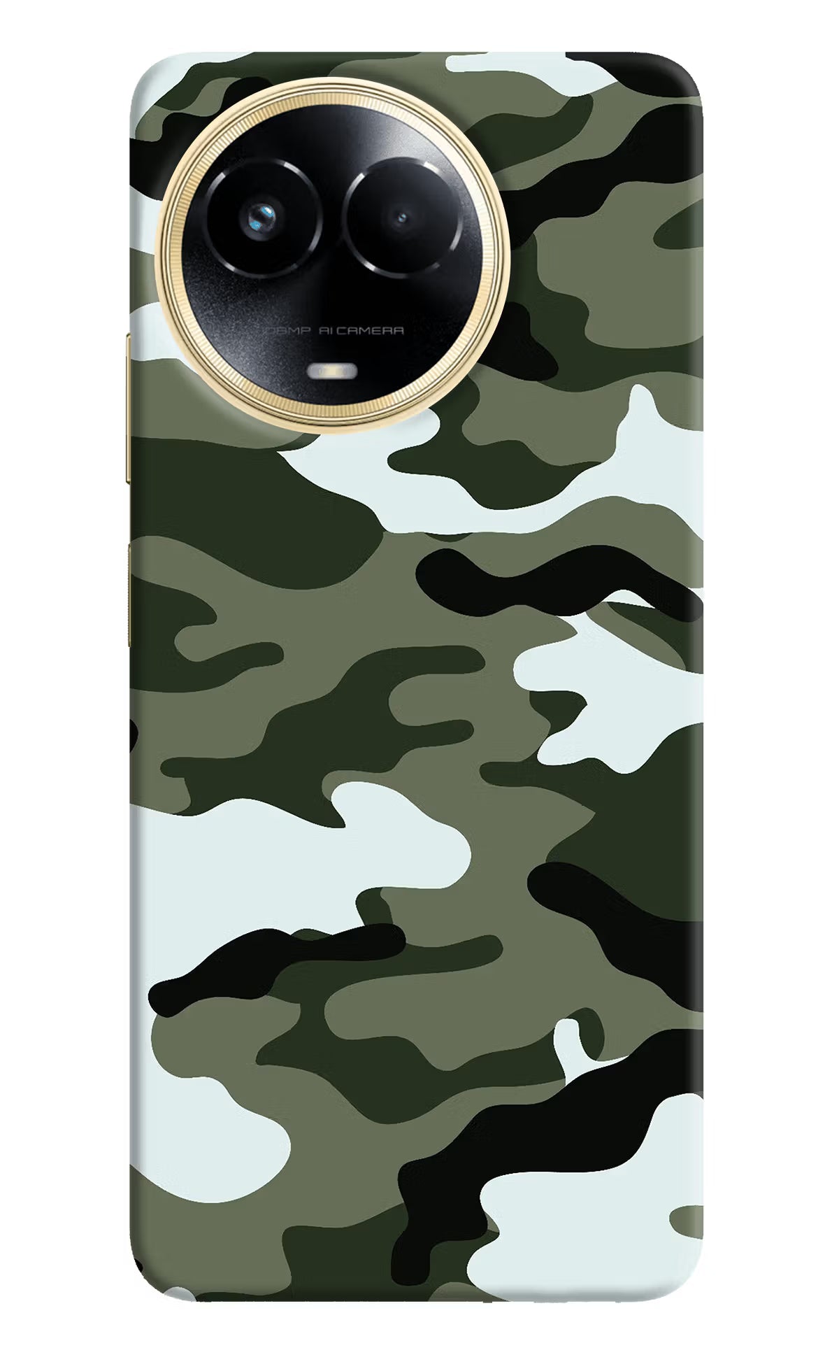 Camouflage Realme 11 5G/11X 5G/C67 Hard Case Back Cover by Casekaro