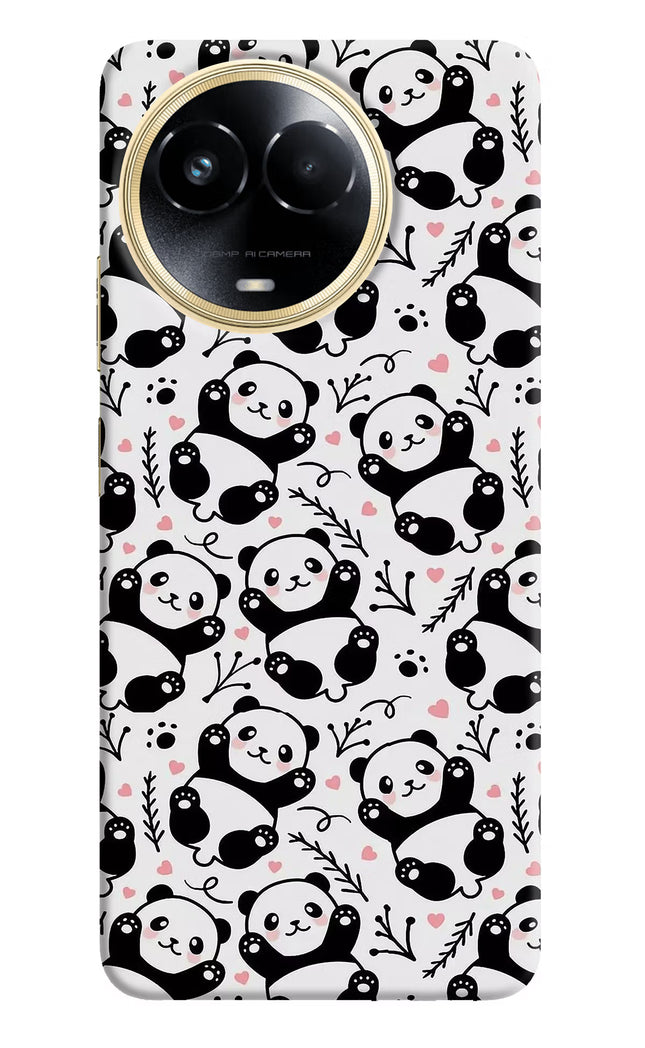 Cute Panda Realme 11 5G/11X 5G/C67 Hard Case Back Cover by Casekaro