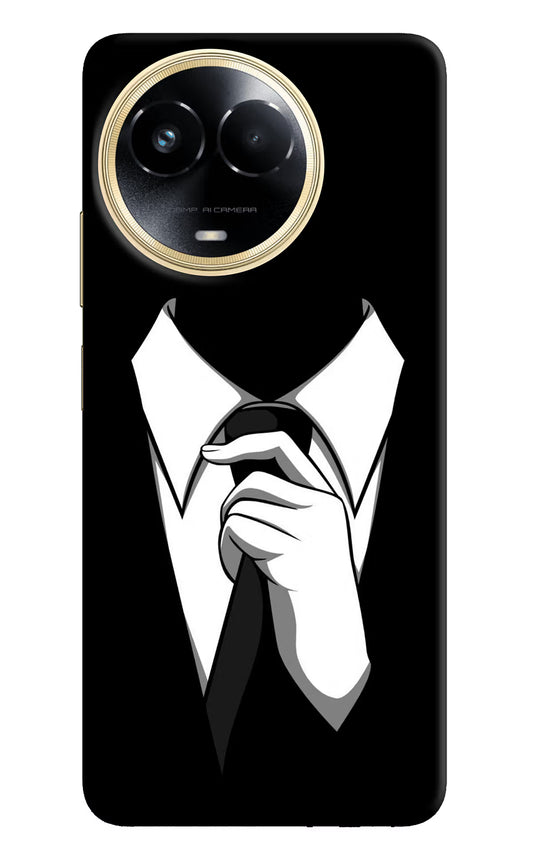 Black Tie Realme 11 5G/11X 5G/C67 Hard Case Back Cover by Casekaro