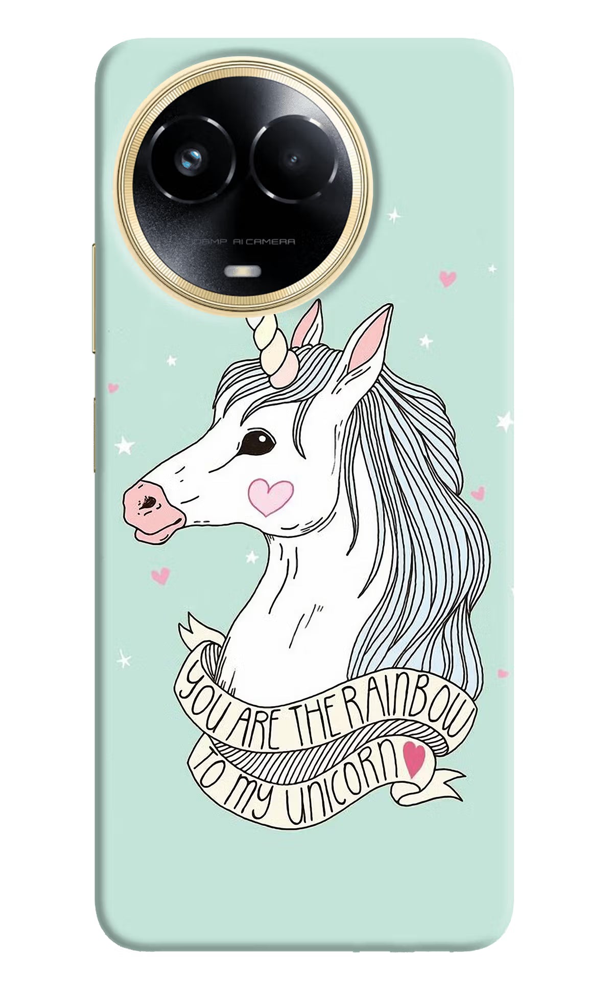 Unicorn Wallpaper Realme 11 5G/11X 5G/C67 Hard Case Back Cover by Casekaro