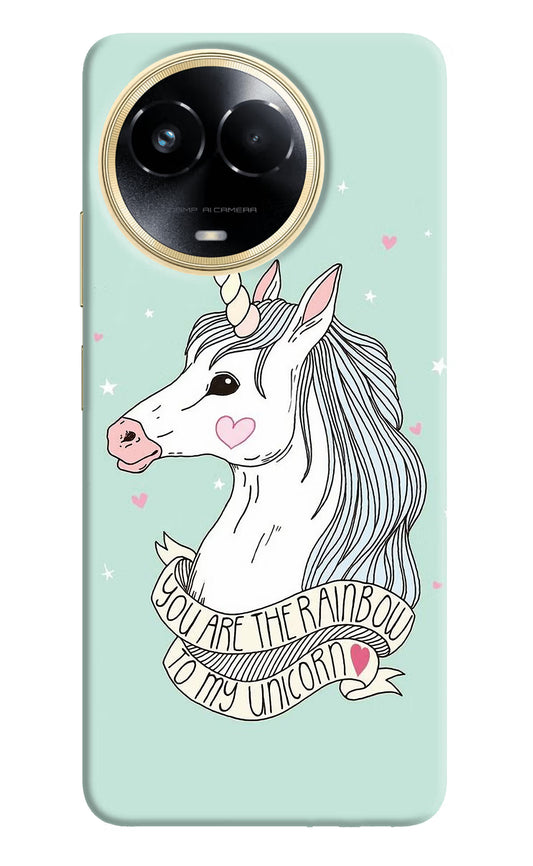 Unicorn Wallpaper Realme 11 5G/11X 5G/C67 Hard Case Back Cover by Casekaro