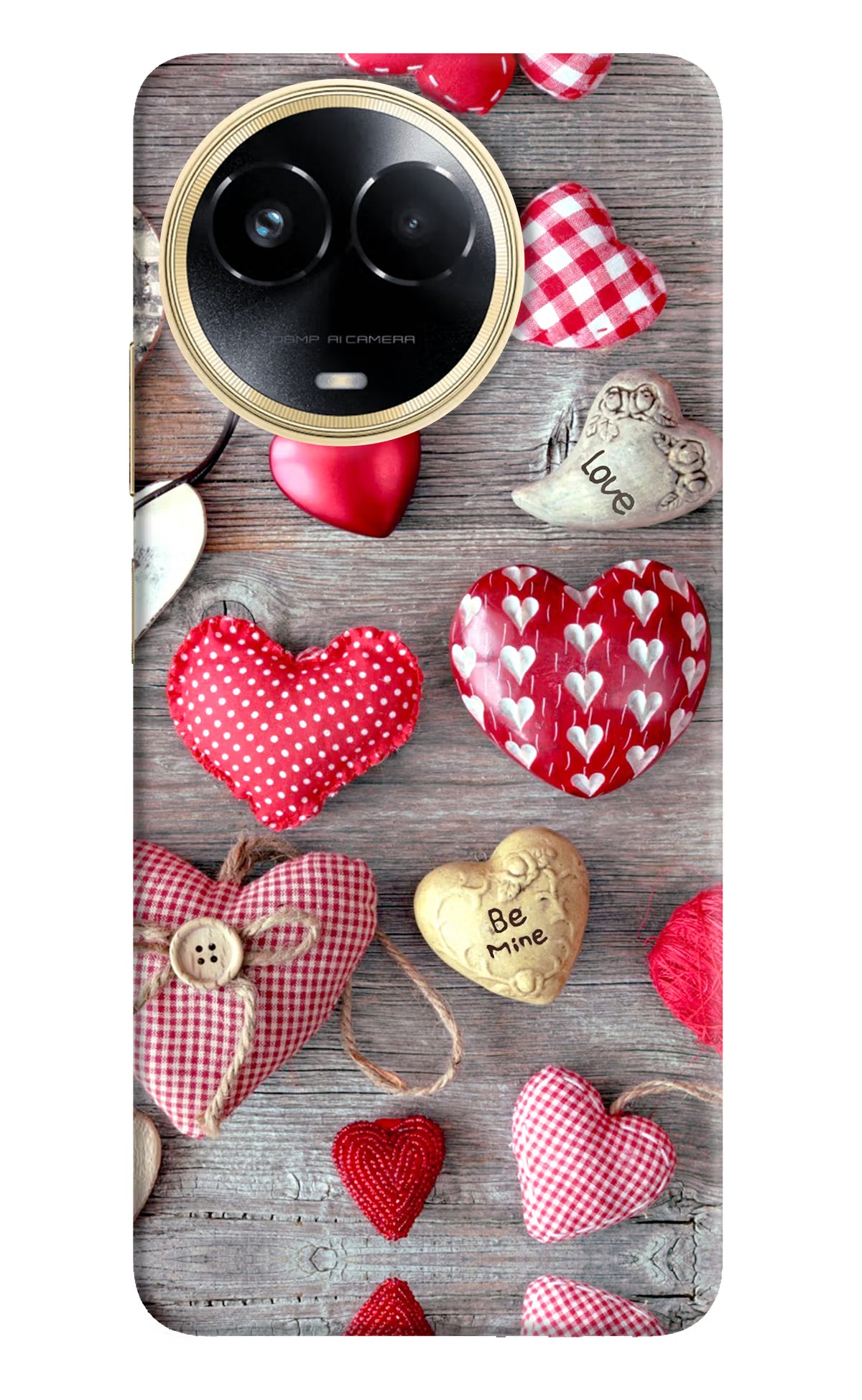 Love Wallpaper Realme 11 5G/11X 5G/C67 Hard Case Back Cover by Casekaro