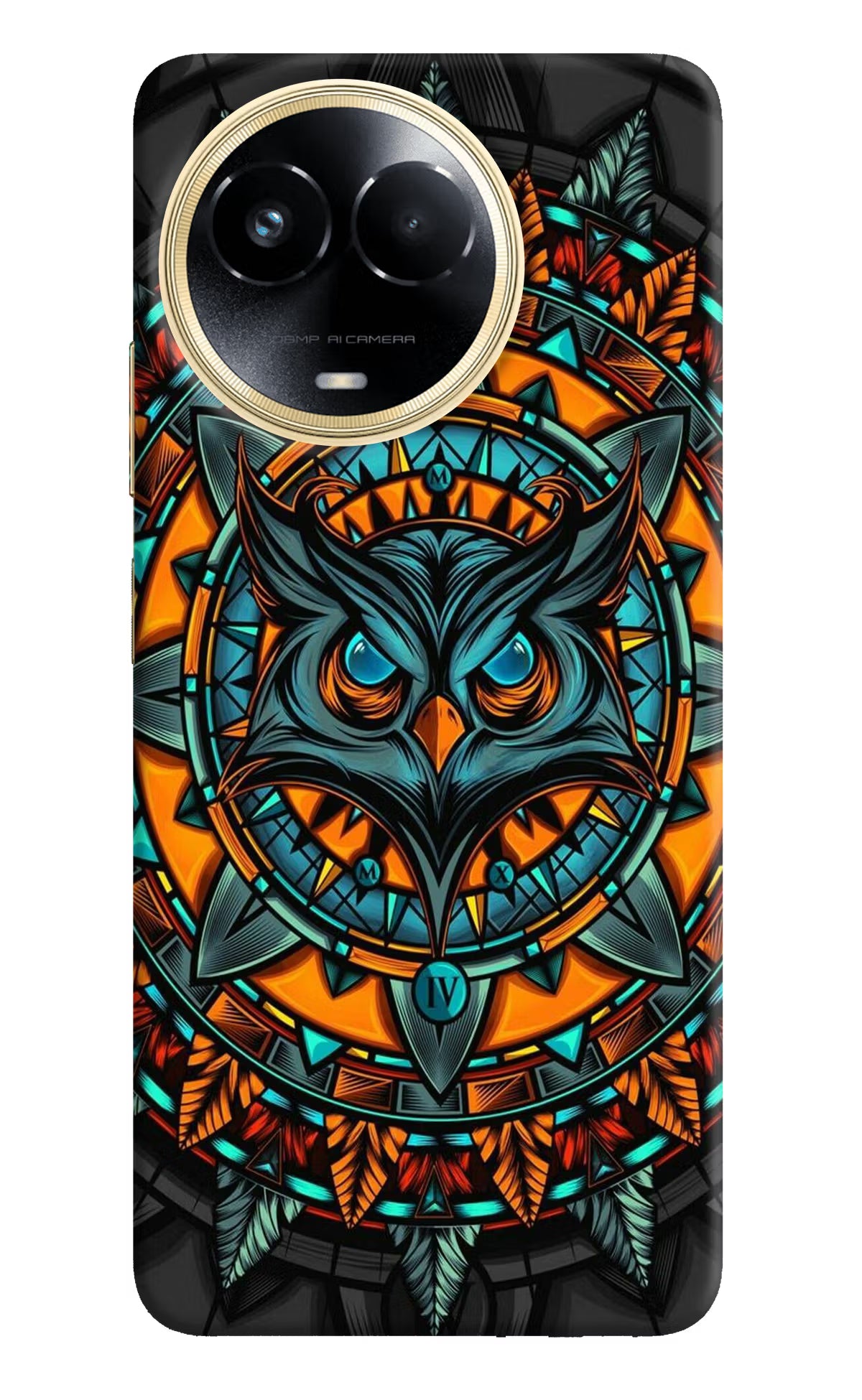 Angry Owl Art Realme 11 5G/11X 5G/C67 Hard Case Back Cover by Casekaro
