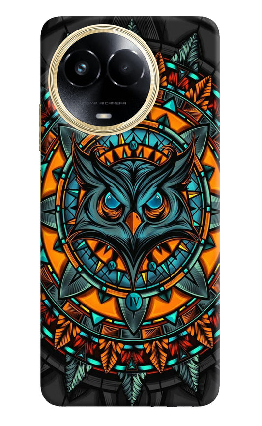 Angry Owl Art Realme 11 5G/11X 5G/C67 Hard Case Back Cover by Casekaro