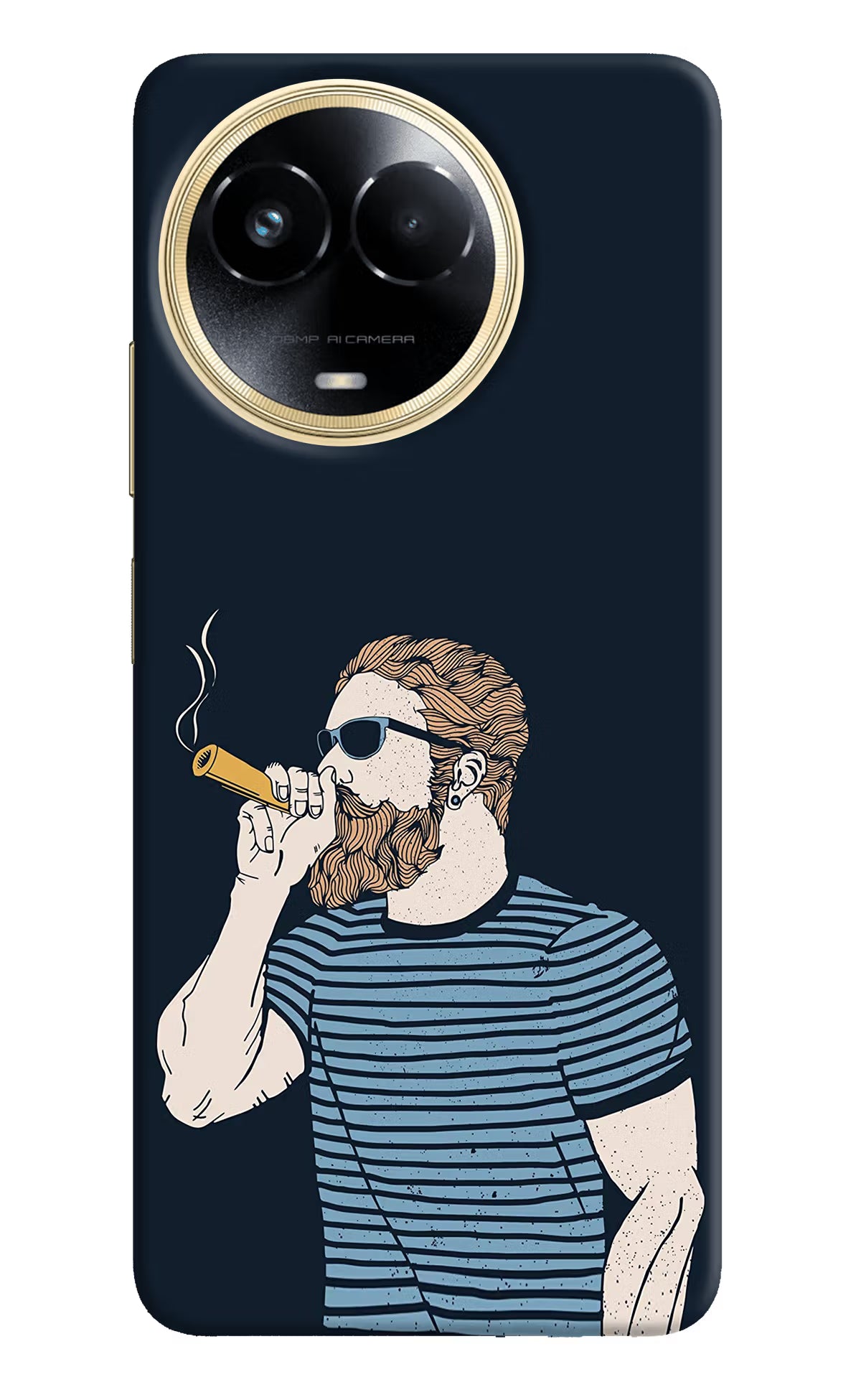 Smoking Realme 11 5G/11X 5G/C67 Hard Case Back Cover by Casekaro