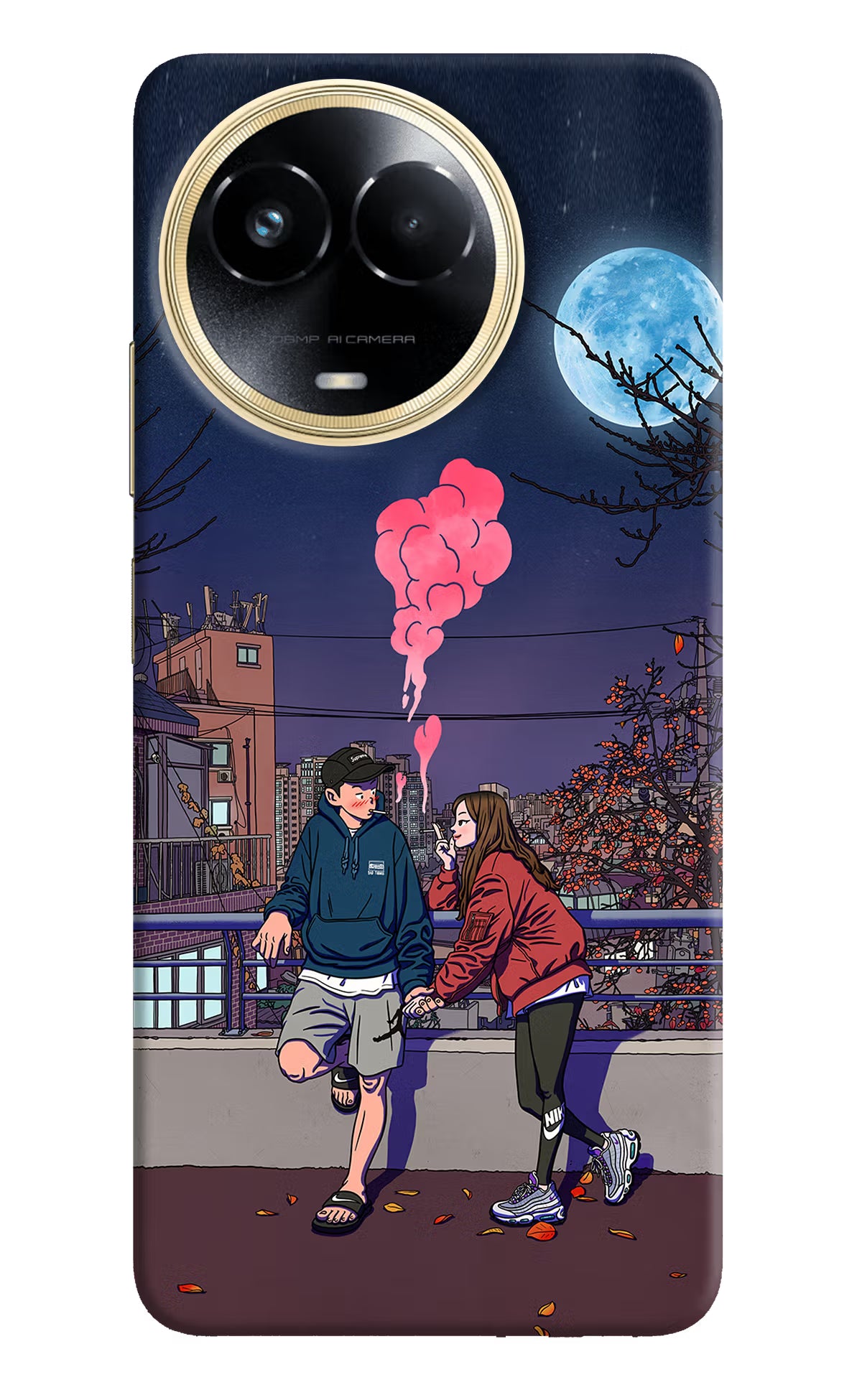Chilling Couple Realme 11 5G/11X 5G/C67 Hard Case Back Cover by Casekaro