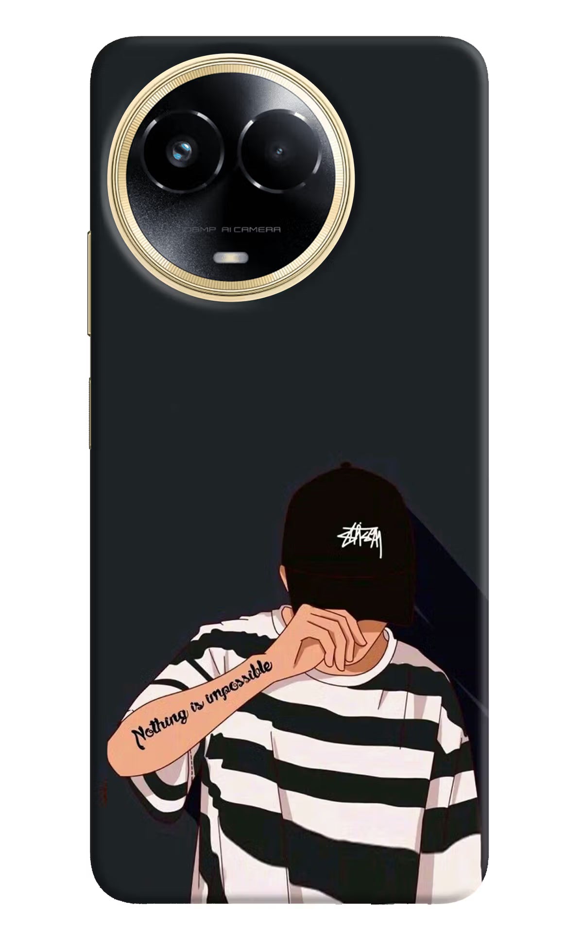 Aesthetic Boy Realme 11 5G/11X 5G/C67 Hard Case Back Cover by Casekaro