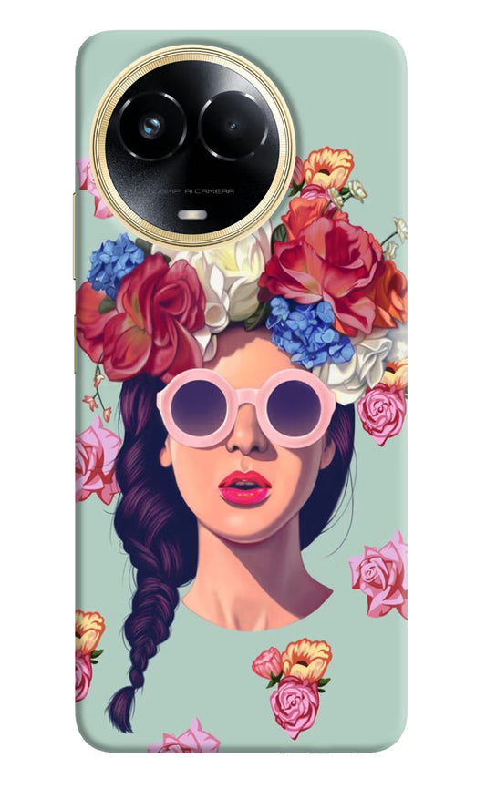 Pretty Girl Realme 11 5G/11X 5G/C67 Hard Case Back Cover by Casekaro