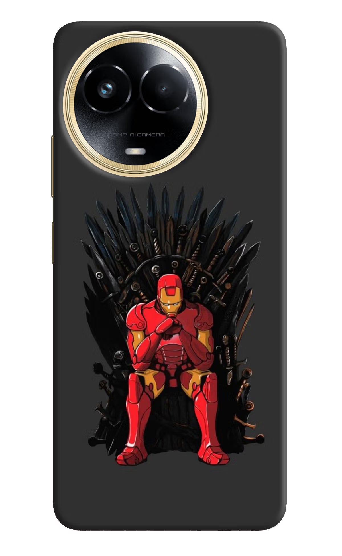 Ironman Throne Realme 11 5G/11X 5G/C67 Hard Case Back Cover by Casekaro