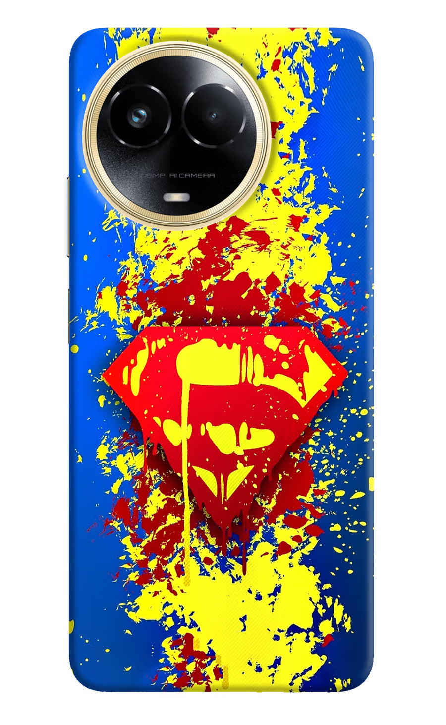 Superman logo Realme 11 5G/11X 5G/C67 Back Cover, Hard case