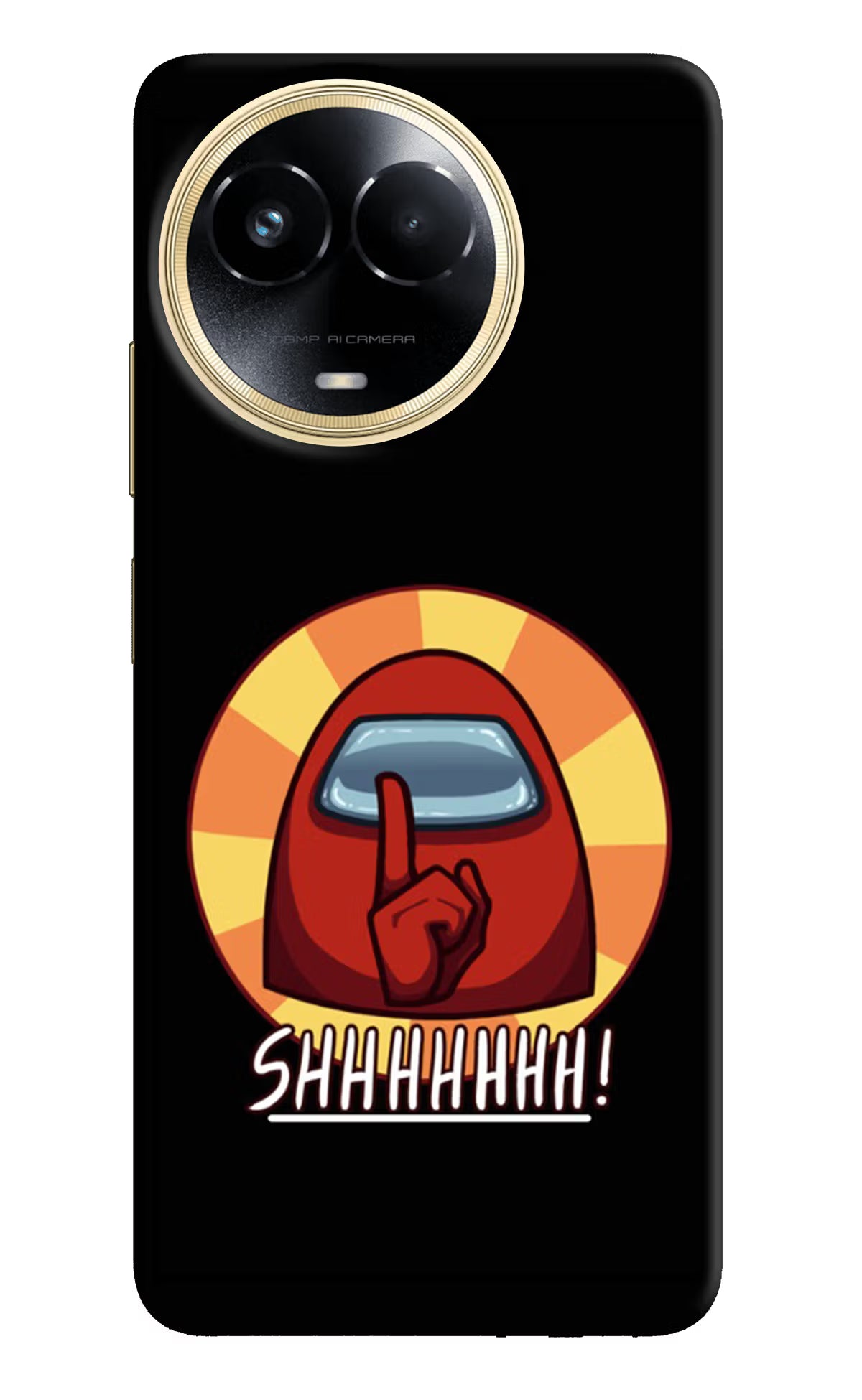 Among Us Shhh! Realme 11 5G/11X 5G/C67 Hard Case Back Cover by Casekaro