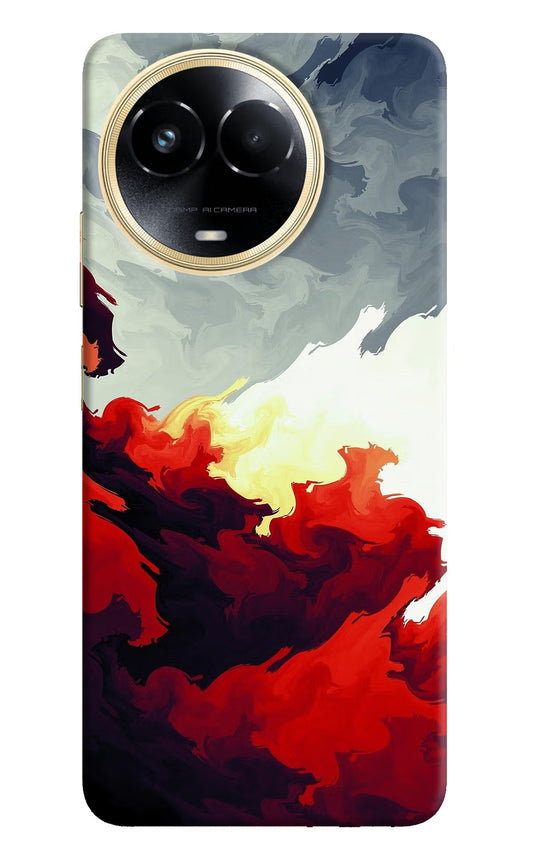 Fire Cloud Realme 11 5G/11X 5G/C67 Hard Case Back Cover by Casekaro