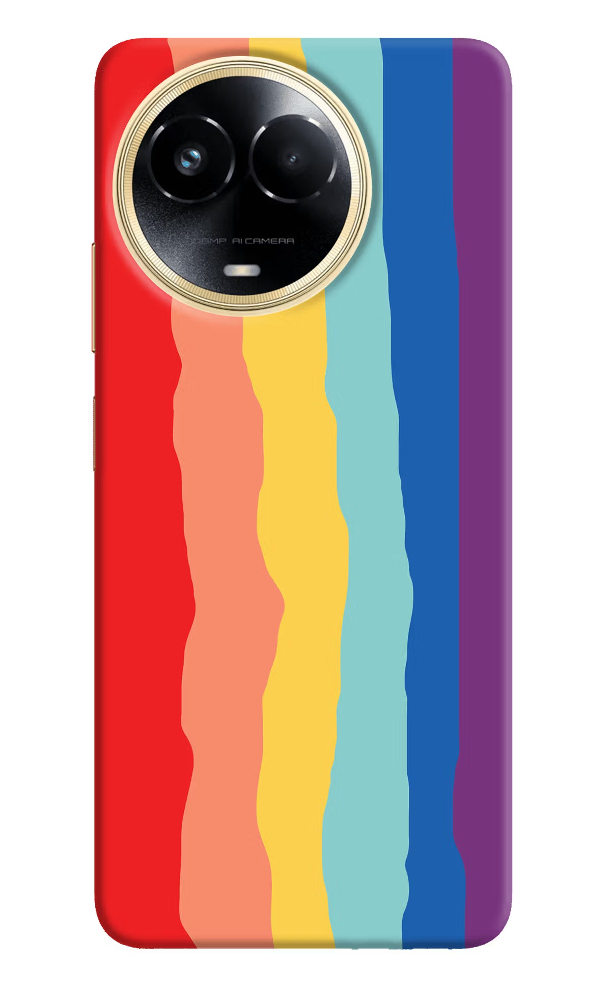 Rainbow Realme 11 5G/11X 5G/C67 Hard Case Back Cover by Casekaro